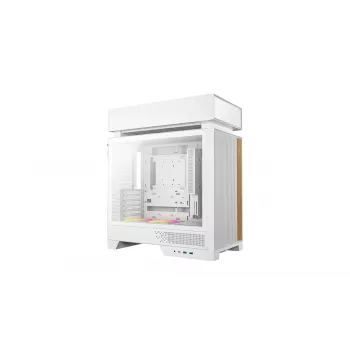 PC-Gehäuse DeepCool CL660 WH Weiß — ATX/Micro-ATX/Mini-ITX, gehärtetes Glas, unterstützt ATX/PS2/SFX/SFX‑L Netzteile