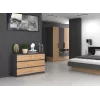 Kommode top e shop M6 120 — Anthrazit/Eiche, 6 Schubladen, 1200×300×770 mm, Spanplatte