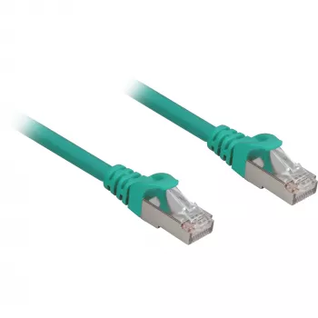 Netzwerkkabel Sharkoon Cat.6a SFTP RJ-45 Cat6a 2 m Grün