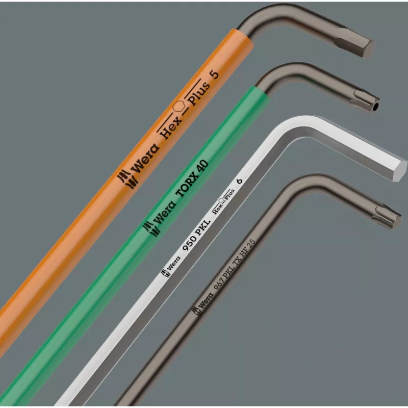 Wera 967/9 TX XL Torx L-Schlüsselsatz, 9-teilig