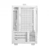 Computergehäuse DeepCool CH160 PLUS WH Small Form Factor weiß, microATX, gehärtetes Glas, USB-C