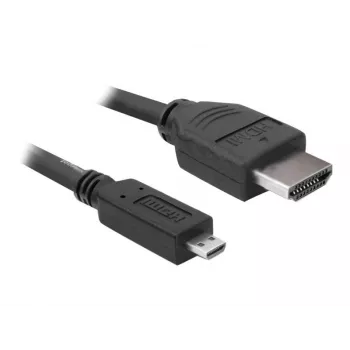 DeLOCK - Video- / Audiokabel - HDMI - 32 AWG - HDMI, 19-polig (M) - 19-polig Micro-HDMI (M) - 3 m (82663)
