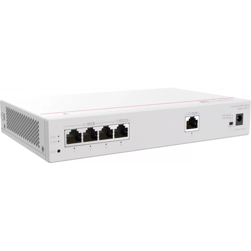 Huawei S380-L4P1T Multiservice-Router, 1x WAN, 4x POE LAN