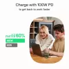 Kabel USB-C-USB-C PowerStream 100W geflochten 1,2m weiß