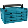 Makita MAKSTOR 3.6 Kleinteilebox Schwarz, Blau