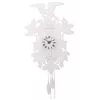 NeXtime Uhr 2988 Cuckoo Weeble, 41x21 cm, Wand, Weiß