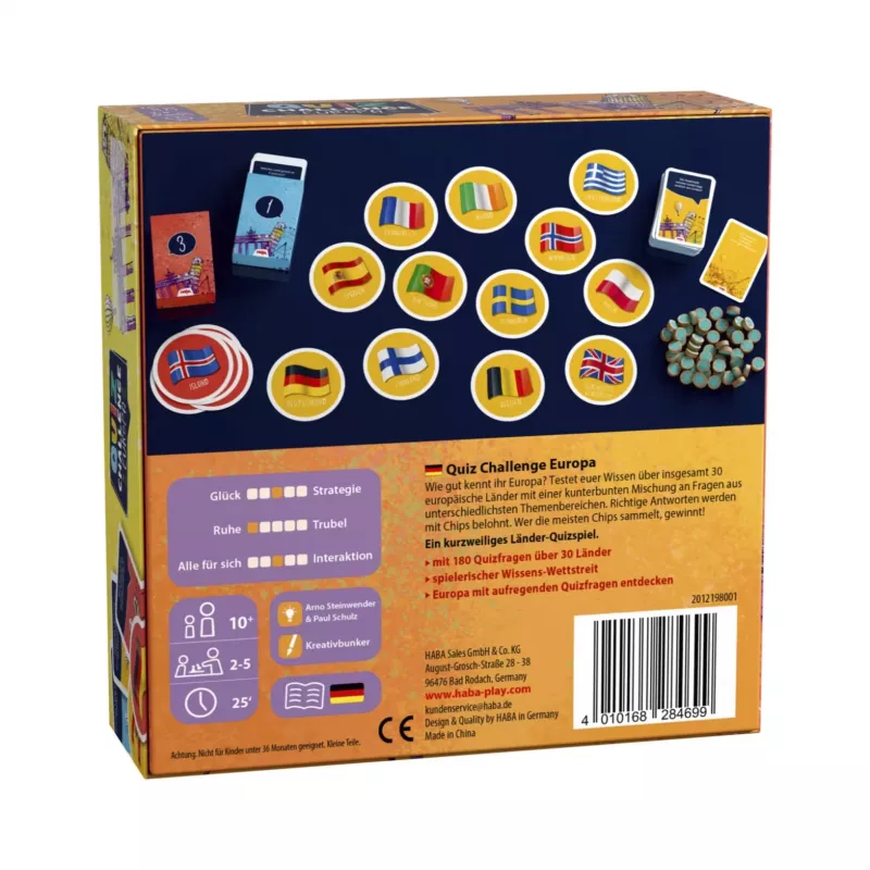 Quiz Planet Europa, Quiz-Spiel