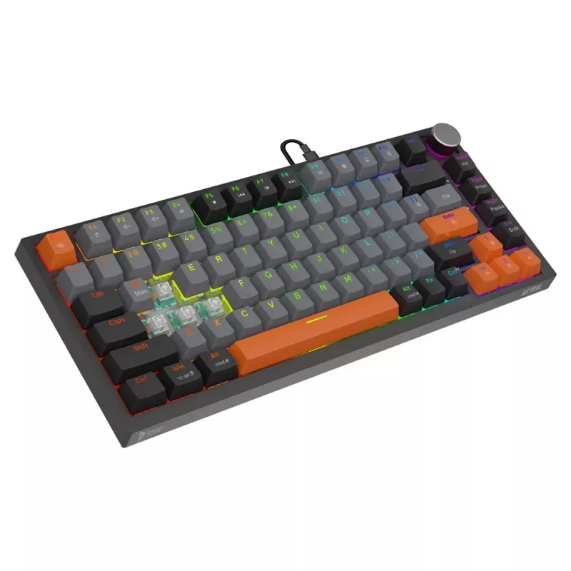 Savio ASTRAL BLACK JADE 3 COLOURS Tastatur Gaming USB QWERTY US International