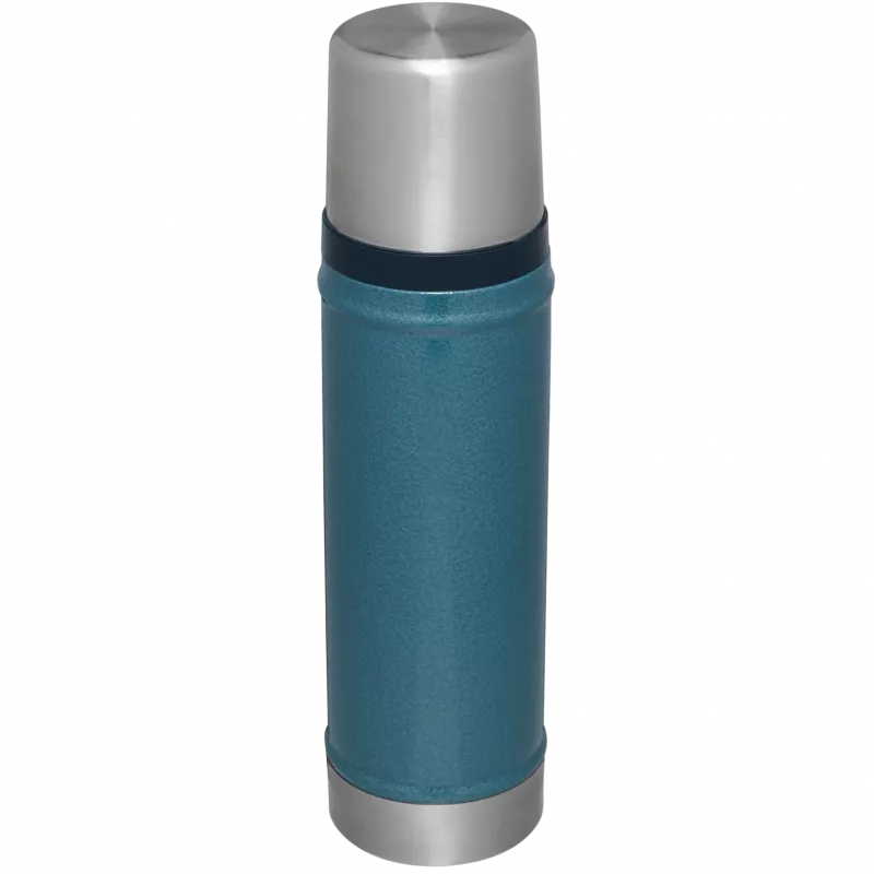 Stanley Thermo | Classic | Fassungsvermögen 0,6 L | Material Edelstahl | Blau