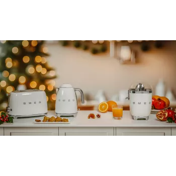 Smeg KLF03WHEU Wasserkocher KLF03WHEU-chrom, Chrom