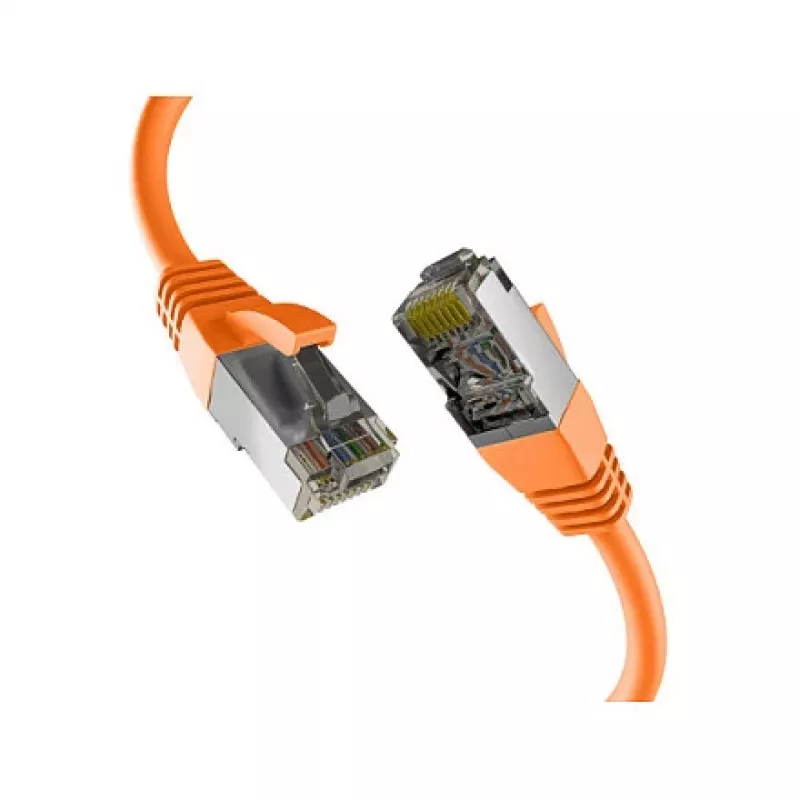 EFB-Elektronik CAT8.1 ORANGE 0,25m RJ45 Patchkabel S/FTP PIMF LSZH 2000MHz 40GB Netzwerkkabel Hersteller: EFB Elektronik (EC020200277)