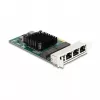 DeLOCK PCI Express x4 Karte 4 x RJ45 Gigabit LAN BCM Grau