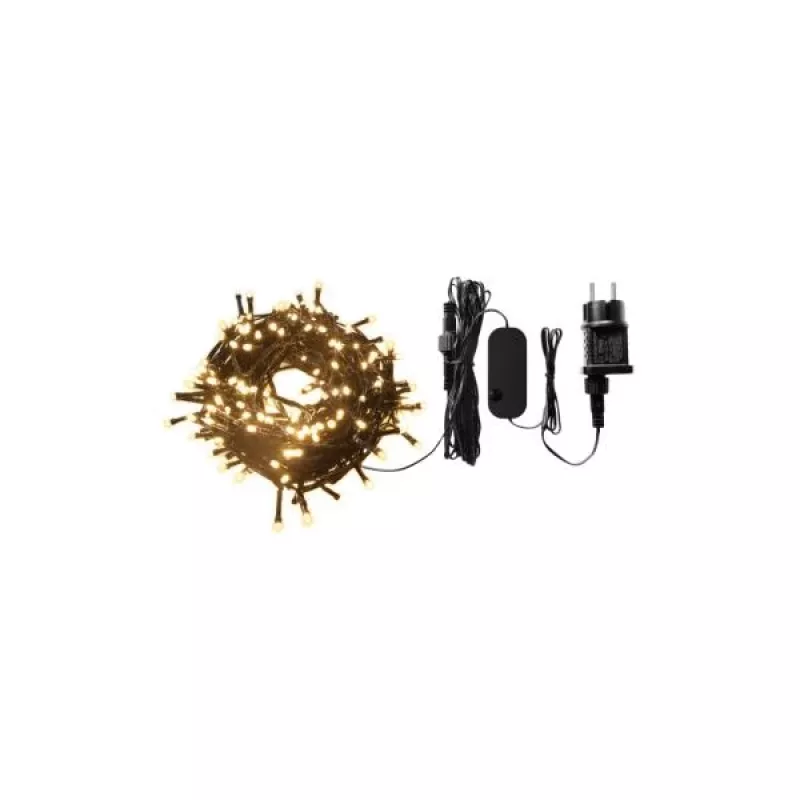 WOOX R5168 Lichterkette 5 m 200 LED warmweiß innen außen