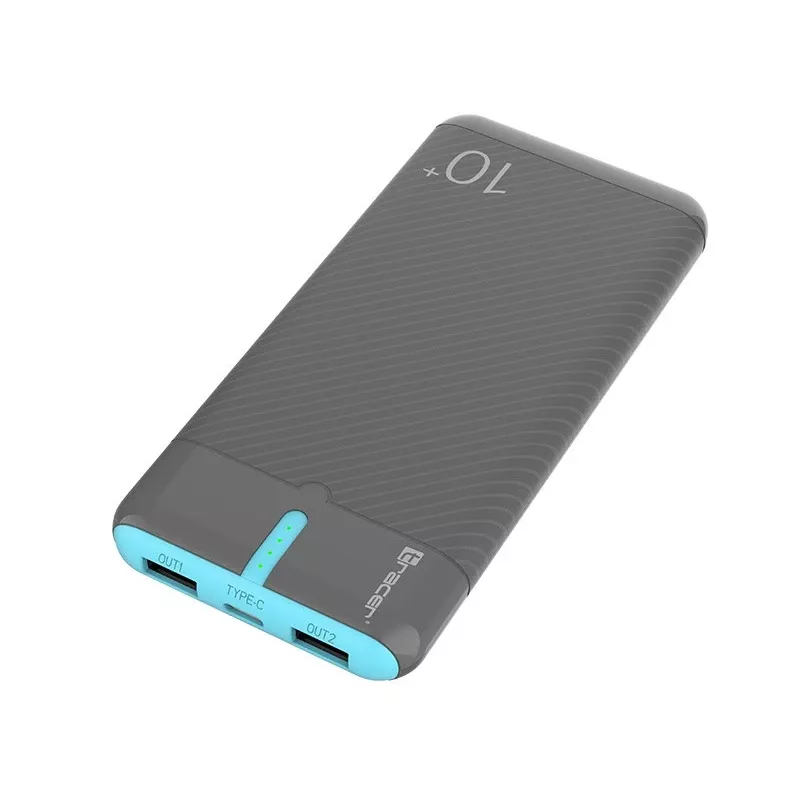 PowerBank EnerGo 10000mAh grau-blau