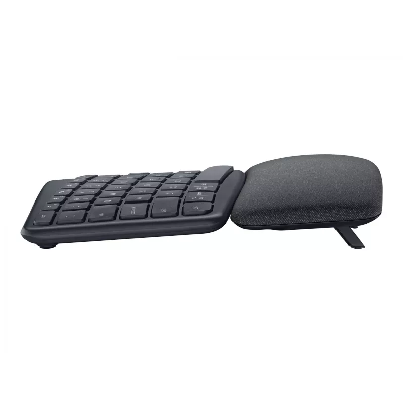 Logitech ERGO K860 - Tastatur - Kabellos - 2,4 GHz, Bluetooth 5.0 - QWERTY - Spanisch - Graphit