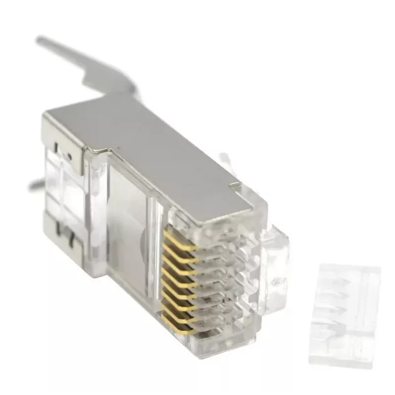 RJ45-Steckverbinder GEMBIRD CAT7 8P8C vergoldet 15µm FTP/SFTP 50er-Pack