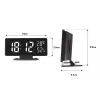 Digitaler LED-Wecker GreenBlue GB395 mit Temperaturanzeige