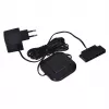 Regalmontierte LED-Leuchte cama meble Cama rechteckig 2LED Aufputz schwarz kaltweiß