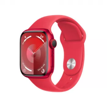 Apple Watch S9 Aluminium Cellular 41 mm Rot (Sportarmband rot) M/L NEU