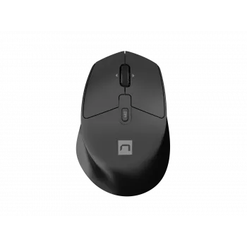 Kabellose Maus NATEC KITE NMY-2347, bis zu 4000 DPI, leise Klicks, neigbares Scrollrad, schwarz
