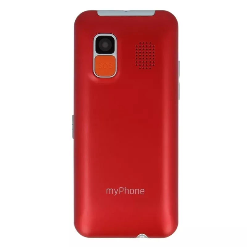 myPhone Halo Easy 4,32 cm (1,7 inch) 70 g Grau, Rot Einsteiger-Telefon