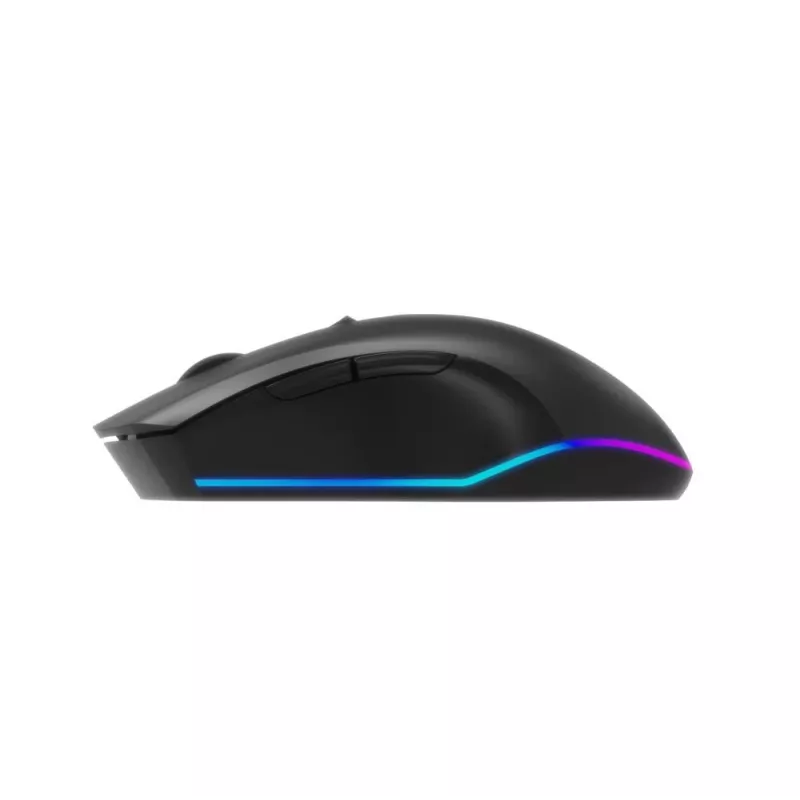 Kabellose optische RF-Maus Gembird MUSGW-6BL-02 — Rechtshänder, 3200 DPI, 6 Tasten, Schwarz, RGB