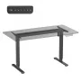 Ergo Office elektrisch höhenverstellbarer Schreibtisch, max. Höhe 1160 mm, max. - 80 kg, ohne Sitz-Steh-Tischplatte, schwarz, ER-400 B