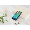 Schutzhülle iKins für Samsung Galaxy S20 — Design Schwarz Water Lilies
