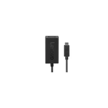 Lenovo 4X90Q93303 Videokabeladapter 0,2 m USB Typ-C DisplayPort Schwarz
