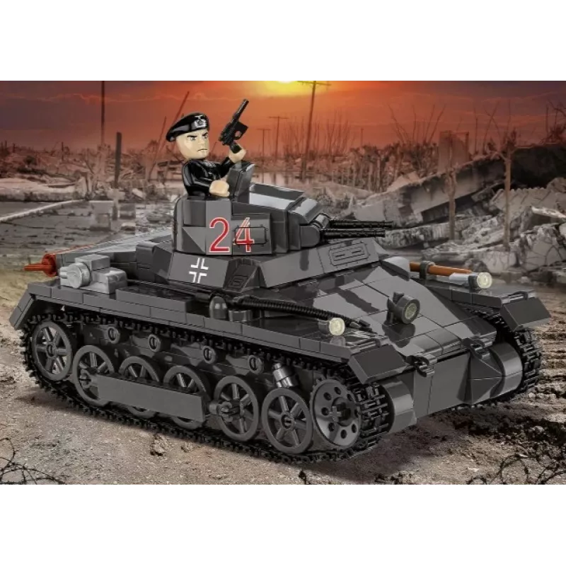 Bausatz Cobi Panzer I Ausf. B – 654 Teile, detailliertes Modellbausatz