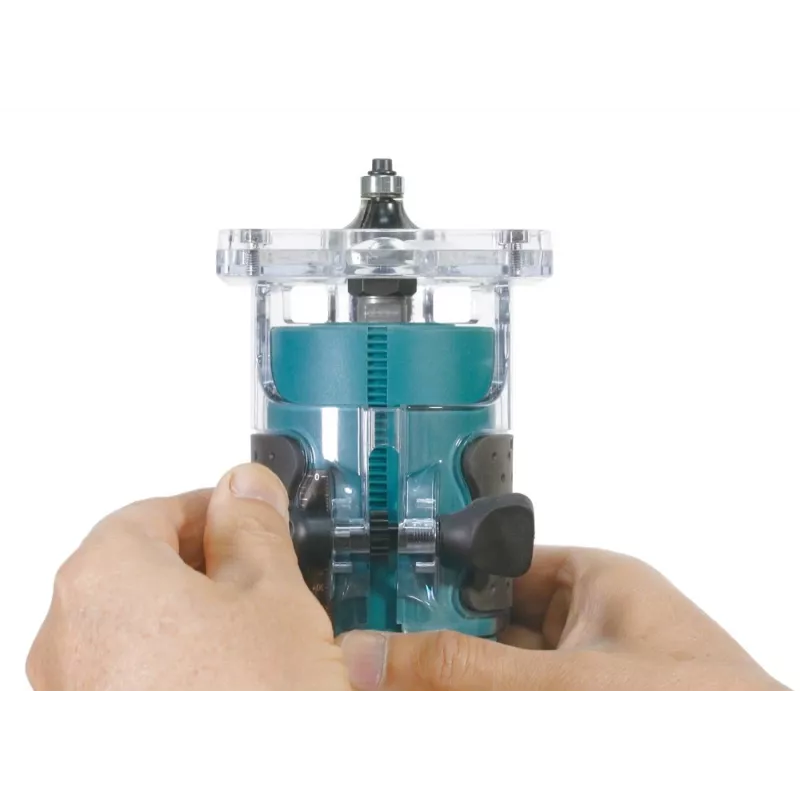 DRT52Z Makita 18V LXT Akku-Bürstenlos-Oberfräse 6 mm (1/4 Zoll) - Grundgerät