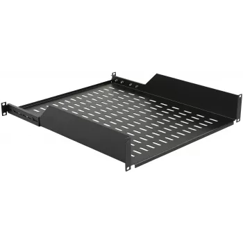Rack shelf LOGON RAS410BL Schwarz 50 kg capacity 19 inch
