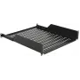 Rack shelf LOGON RAS410BL Schwarz 50 kg capacity 19 inch