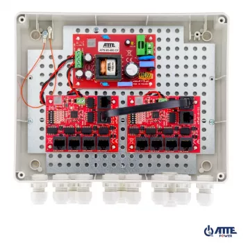 Outdoor-PoE-Switch ATTE IP-9-11-L2 10-Port — Modell 16806, outdoor-taugliches Power over Ethernet
