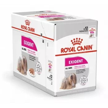 Nassfutter für Hunde Royal Canin Exigent Meat Universal 12×85 g — Geflügel, Adult, für wählerische Hunde