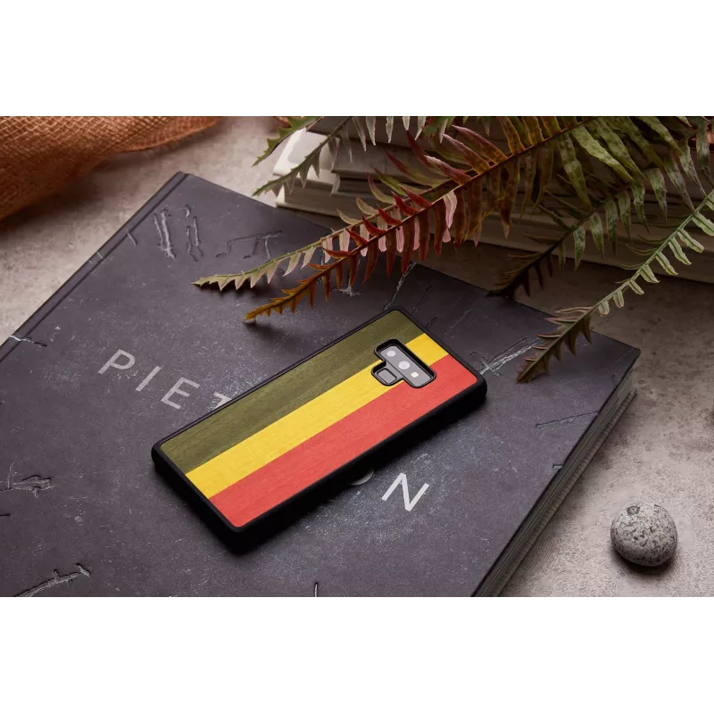 Smartphone-Hülle man and wood für Samsung Galaxy Note 9 — Reggae Schwarz Schutzhülle