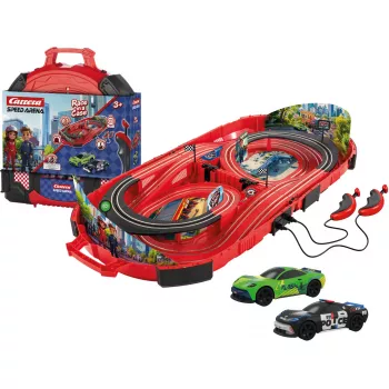 CARRERA Rennbahn Speed Arena Police Chase – Slotcar-Rennspielset