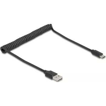 USB-Kabel DeLOCK 90133 USB 2.0 0,8 m Schwarz