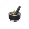 Mörser GEFU 35300 Schwarz Edelstahl Granit 14 cm