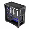 PC-Gehäuse MODECOM Volcano Stellar 5F ATX Midi Tower, gehärtetes Glas, 5 vorinstallierte Lüfter, USB‑C, unterstützt microATX/ATX, max. GPU 420 mm, CPU-Kühlerhöhe 175 mm
