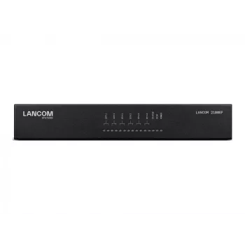 LANCOM 2100EF – SD-WAN-Gateway – mit Glasfaser und Ethernet – 1GbE, 2.5GbE – 1U – Cloud-verwaltet – Tisch-/Rackmontage (61109)