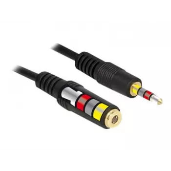 Audiokabel DeLOCK 84668 3m 3,5mm Schwarz