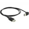 USB-Kabel DeLOCK 1m USB 2.0-A auf USB 2.0-A Schwarz