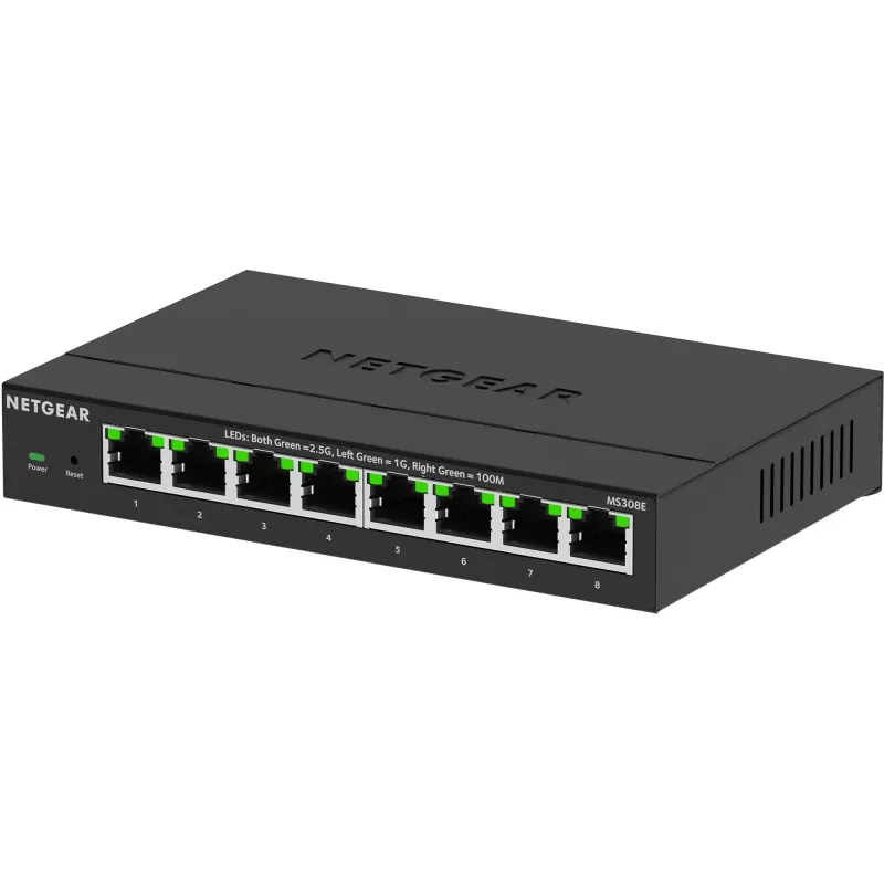 NETGEAR MS308E Unmanaged 2.5G Ethernet (100/1000/2500) Schwarz