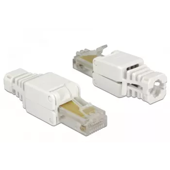 Kabelverbinder DeLOCK 86415 RJ-45 Weiß