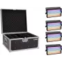 EUROLITE LED Super Strobe Set 20000679 — 4 LED-Stroboskopleuchten mit Transportkoffer