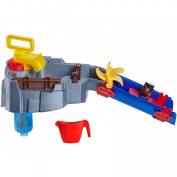 Badespielset Simba-Dickie Aquaplay Sploshy Mountain – Kunststoff, für Kinder ab 1,5 Jahren (blau/braun/rot/gelb)