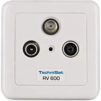 TechniSat TechniPro RV 600-10 - Wandsteckdose - geeignet für Wandmontage