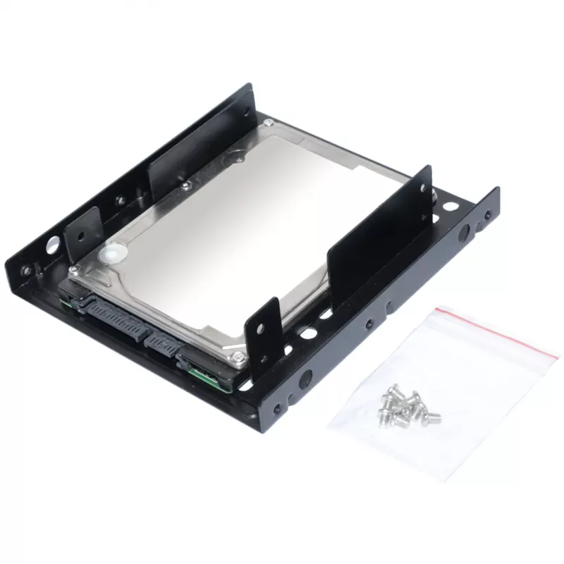 Montagerahmen ultron Intern 2x2.5 SSD/HDD Metall schwarz (377215)