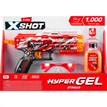 Spielzeugblaster XSHOT HYPER GEL 36728 — mehrfarbig, Gewicht 350,3 g, für 14+ Jahre
